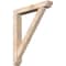 Ekena Millwork Traditional Slat Smooth Bracket w/ Offset Brace, Douglas Fir, 5 1/2"W x 32"D x 40"H BKT0604X32X40TRA06SDF - alternate 1